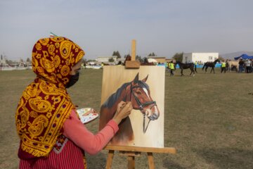 پانزدهمین جشنواره ملی زیبایی اسب ترکمن در صوفیان