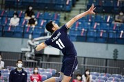 کاظمی امتیازآورترین بازیکن مسابقه والیبال ایران و کره جنوبی شد