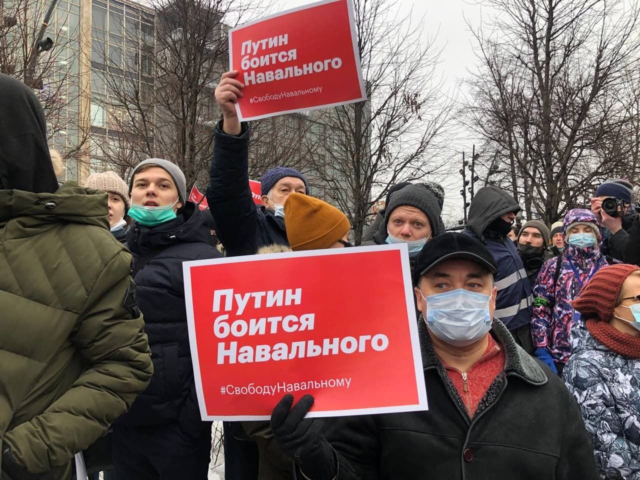 طرفداران ناوالنی در چند شهر روسیه تظاهرات کردند