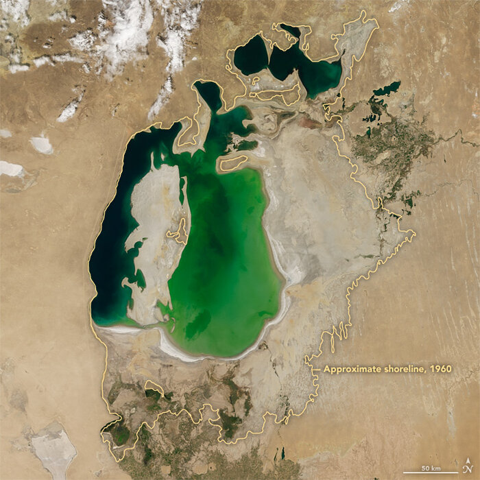 حمایت سازمان ملل متحد از راهکارهای احیای دریاچه آرال