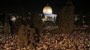 احیای شب قدر در مسجد الاقصی با حضور ۹۰ هزار فلسطینی
