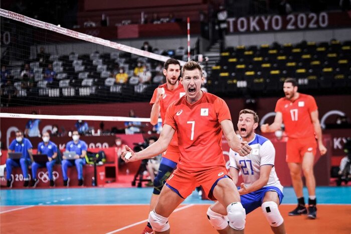 والیبال ایران در رده سوم گروه اول المپیک توکیو قرار گرفت