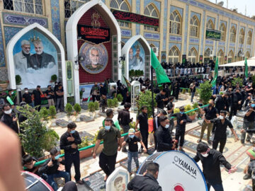 حال و هوای پایتخت مقاومت در روز تاسوعای حسینی