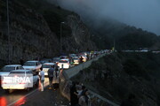 ترافیک سنگین شبانگاهی به جاده‌های مازندران رسید