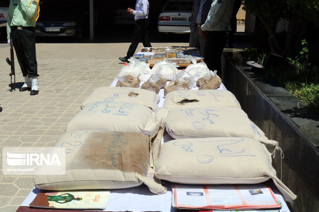 ۱۰۰ کیلوگرم مواد مخدر در استان همدان کشف شد