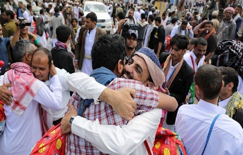 آزادی ۱۱ اسیر یمنی در عملیات مبادله اسرا