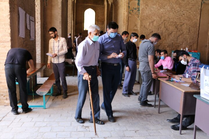 حماسه حضور مردم ورامین در انتخابات ۲۸ خرداد