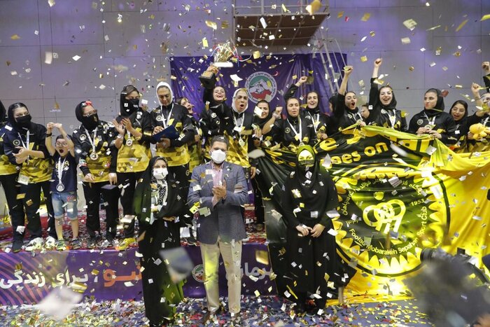 چهارمین قهرمانی پیاپی فولاد مبارکه سپاهان در لیگ برتر ووشو زنان
