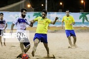 تیم فوتبال ساحلی مقاومت گلساپوش یزد بر ایفا اردکان غلبه کرد
