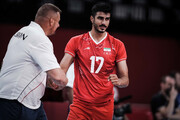 صالحی امتیازآورترین بازیکن والیبال ایران در دیدار با ایتالیا شد