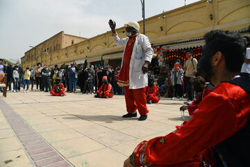 نمایش نوروز خوانی و سیاه بازی در شیراز