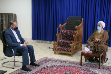 دیدار وزیر امور خارجه با مراجع تقلید در قم 7