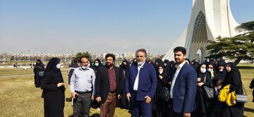 اجرای رزمایش نبوی در میدان آزادی تهران