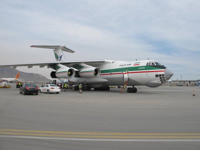 هواپیمای کمک‌های اهدایی ایران در فرودگاه کابل بر زمین نشست