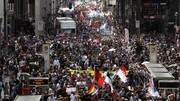 اعتراض دوباره مردم آلمان به اعمال محدودیت‌های کرونایی
