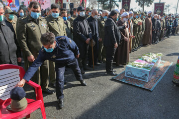 تشییع پیکر شهید گمنام در شهرک شهید رسولی ارتش
