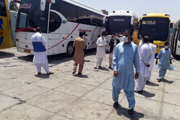 تردد مسافر از پایانه‌های مرزی شمال سیستان و بلوچستان ۵۴ درصد افزایش یافت