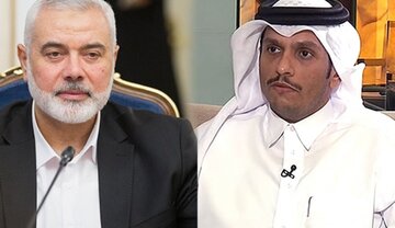 رایزنی مقامات قطری و کویتی با اسماعیل هنیه