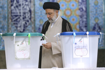 حضور نامزدهای انتخابات ریاست جمهوری در پای صندوق رأی