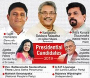 آغاز انتخابات ریاست جمهوری سریلانکا با ۳۵ داوطلب