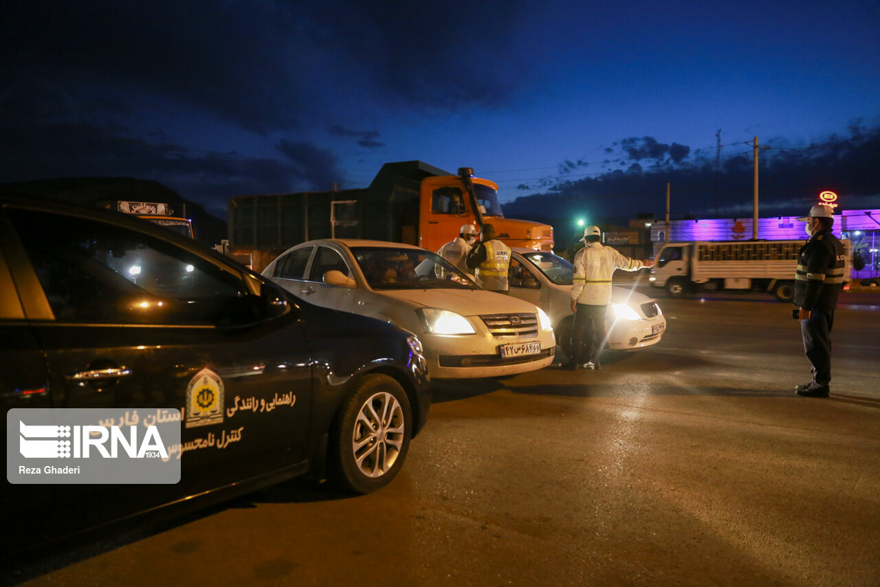 آغاز ممنوعیت تردد خودروهای با پلاک غیربومی در ورودی شیراز
