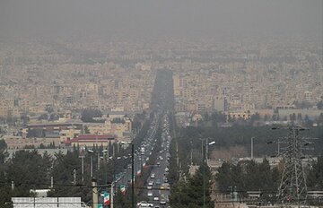 هوای کلانشهر اصفهان در وضعیت نارنجی است