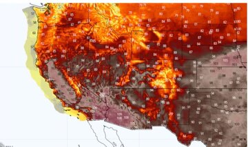 بحران آب و آتش سوزی غرب آمریکا شدت گرفت