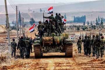 حمله ارتش سوریه به مواضع عناصر مسلح در درعا