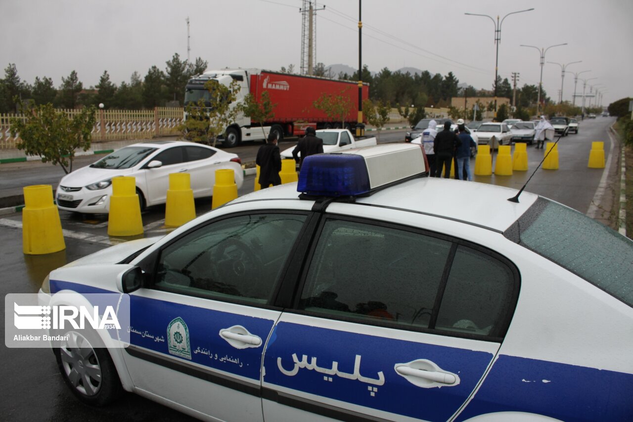 فرمانده انتظامی سمنان: ۱۵۰۰ خودرو در محدودیت‌های کرونایی جریمه شدند