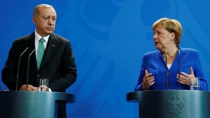 سران ترکیه و آلمان تحولات لیبی و سوریه را بررسی کردند