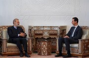 لاریجانی: تهران از مبارزه سوریه علیه تروریست‌ها حمایت می‌کند
