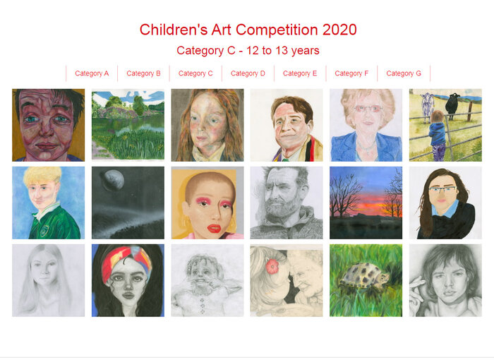 نقاشی های برگزیده کودکان  12 تا 13 سال 