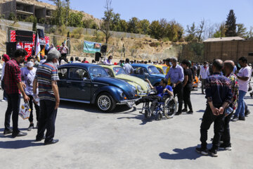 همایش خودروهای خانواده فولکس واگن در شیراز