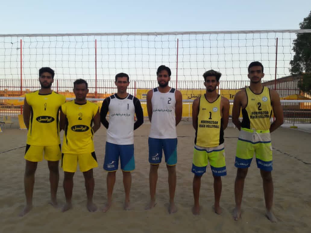 تیم «مروارید دریا نهاد شرق» قهرمان والیبال ساحلی هرمزگان شد