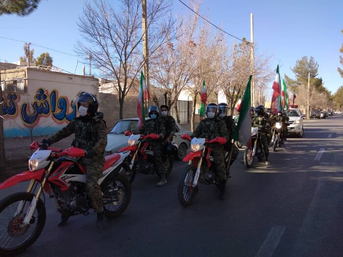 راهپیمایی خودرویی، موتوری در اصفهان آغاز شد