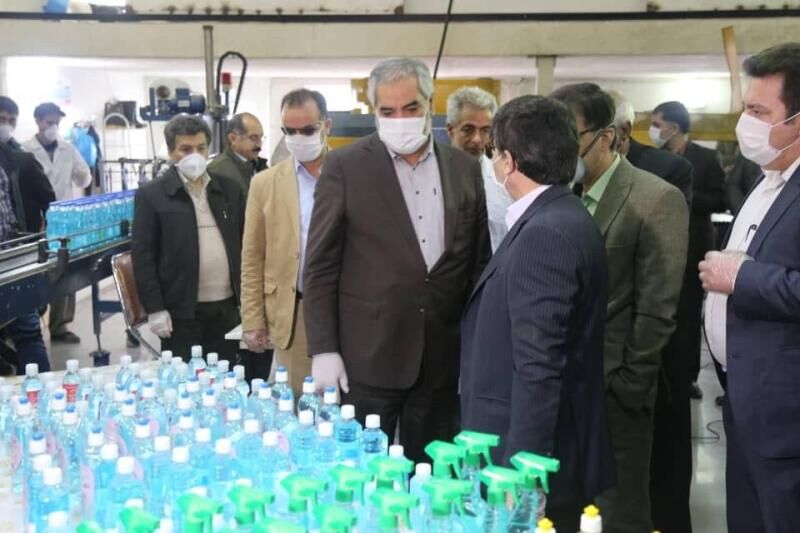 استاندار: ۸۰ هزار بطری مواد ضدعفونی کننده در کردستان توزیع شد