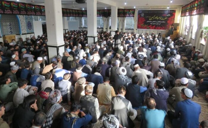 آیین اربعین حسینی در افغانستان برگزار شد