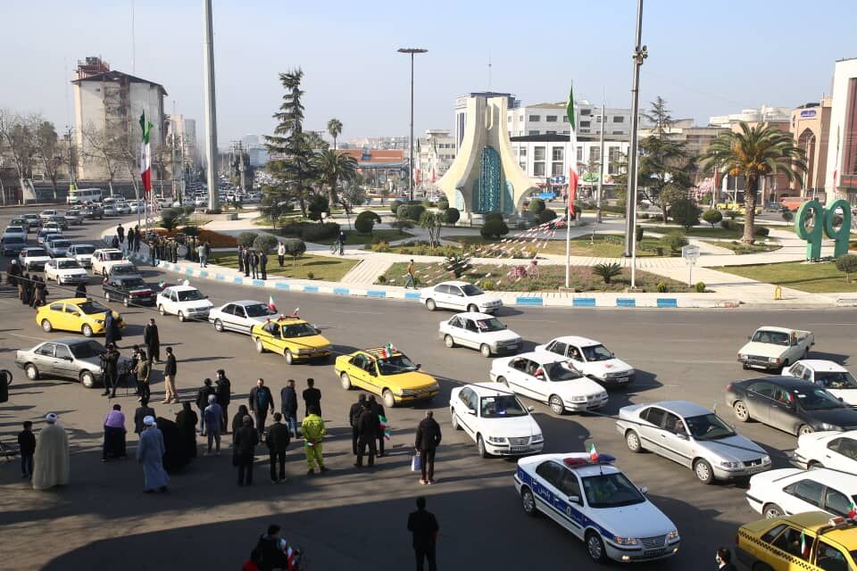 راهپیمایی 22 بهمن در سراسر مازندران آغاز شد