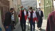 مشارکت ۵۰ داوطلب هلال احمر ملایر در طرح شهید سلیمانی