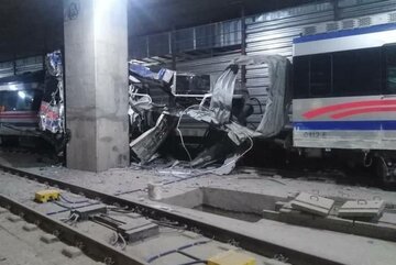 خسارت حادثه خروج قطار شهری تبریز از ریل ۱۵ میلیارد تومان اعلام شد