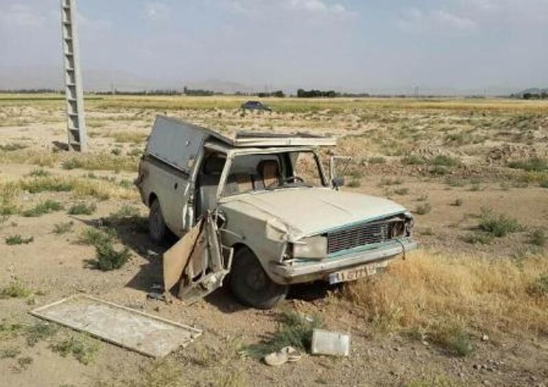 سوانح رانندگی در محورهای کرمانشاه ۲ کشته به جا گذاشت 