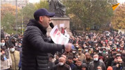 اعتراضات برای برکناری پاشینیان در ارمنستان از سرگرفته شد