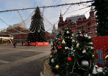 سال نوی میلادی در مسکو