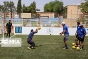  تیم ملی فوتبال پنج نفره نابینایان برای بازیهای پاراآسیایی چین آماده می شود 