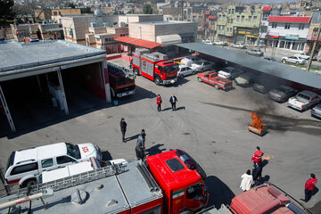 کلانشهر کرمانشاه به ۳۰ ایستگاه آتش‌نشانی نیاز دارد