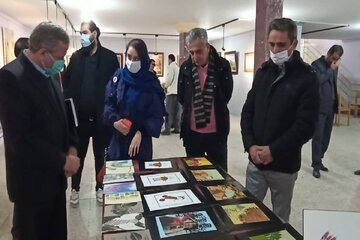 افتتاح نمایشگاه هنرهای تجسمی اشنویه