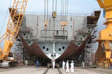 صرفه جویی ۱۵میلیون دلاری ساخت شناورهای بزرگ در کشتی سازی خلیج فارس  