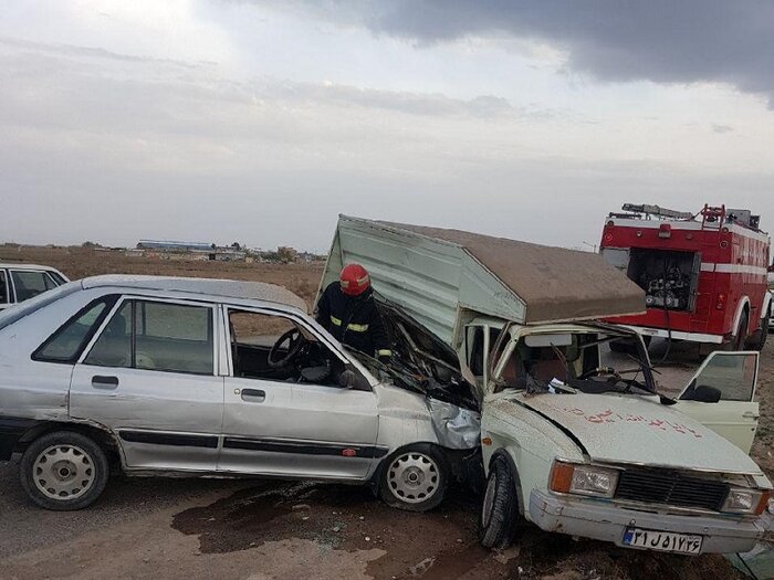 تصادف در جاده اندیکا - مسجدسلیمان یک کشته و پنج مصدوم بر جا گذاشت