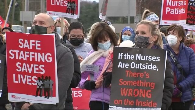 پرستاران پنسیلوانیا اعتصاب کردند