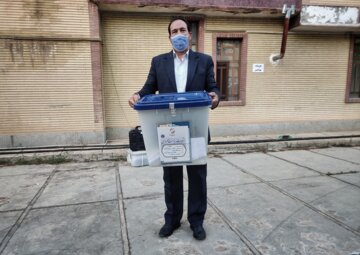 توزیع صندوق های رای در خرم‌آباد